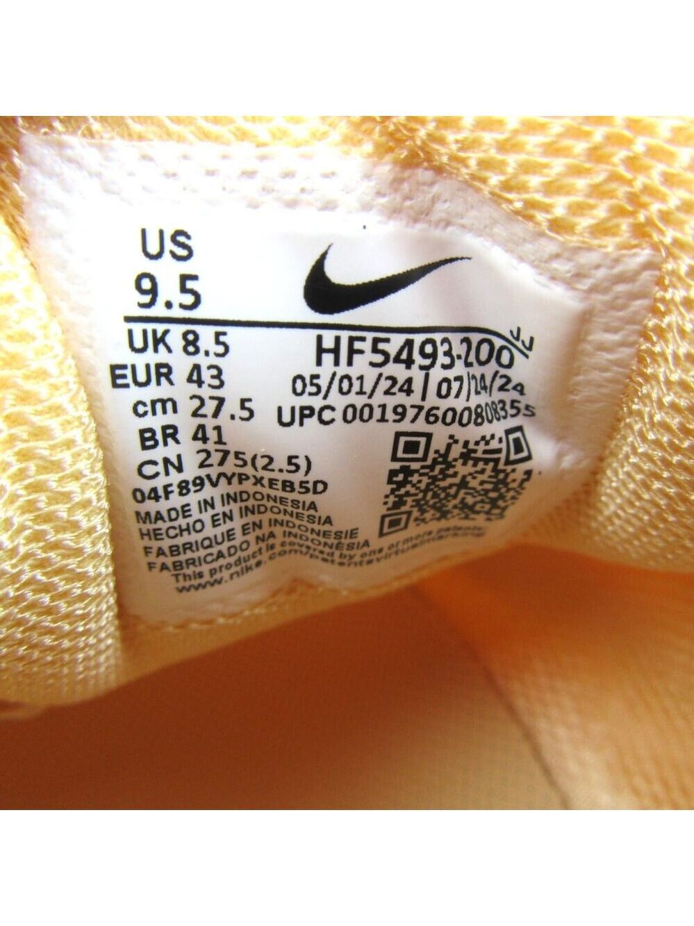 Nike Zoom Vomero 5 Athletic Shoes Mens Size 9.5 Celestial Gold NEW - Picture 10 of 14